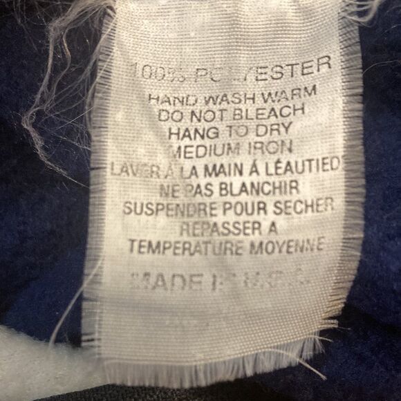 Vintage 90s Y2K Tommy Sports Colour Block Fleece 3/4 Zip Warm Fall Pullover - Picture 8 of 8